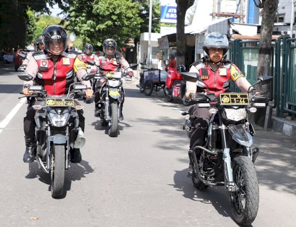 Kapolres Kediri Pimpin Patroli R2 Pastikan Libur Nataru Aman