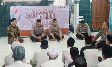 Sambut-Hari-Santri-Polres-Tanjungperak-Ajak-Santri-Wani-Berbudaya-Tertib