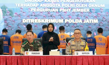 Polda-Jatim-Tetapkan-13-Oknum-Pendekar-PSHT-Jember-Sebagai-Tersangka-Pengeroyokan-Polisi-saat-Patroli
