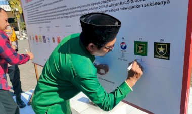 Deklarasi-Pilkada-Damai,-Forkopimda-Situbondo-bersama-Komponen-Masyarakat-Bersatu-Jaga-Persatuan