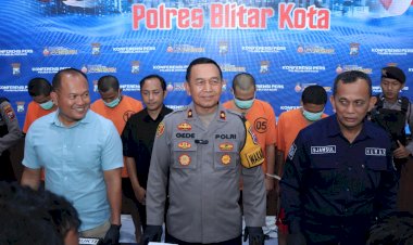 Polres-Blitar-Kota-Berhasil-Ungkap-Kasus-Narkoba,-Ribuan-Butir-Okerbaya-dan-Tersangka-Diamankan