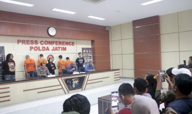 Polda-Jatim-Berhasil-Ungkap-Kasus-Pencurian-Baterai-Tower-Milik-Provider,-4-Tersangka-Diamankan