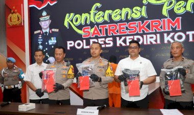 Polres-Kediri-Kota-Berhasil-Amankan-Tersangka-Penganiayaan-di-Balowerti