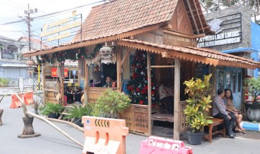 Rumah-Joglo-Khas-Jawa-Jadi-Posyan-Polres-Bondowoso,-Siap-Layani-Masyarakat-di-Ops-Lilin-Semeru-2024