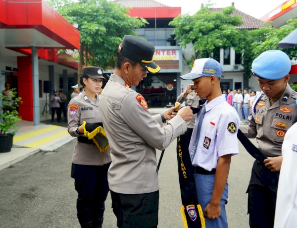Kapolres Ponorogo Kukuhkan Pelajar Duta Kamtibmas