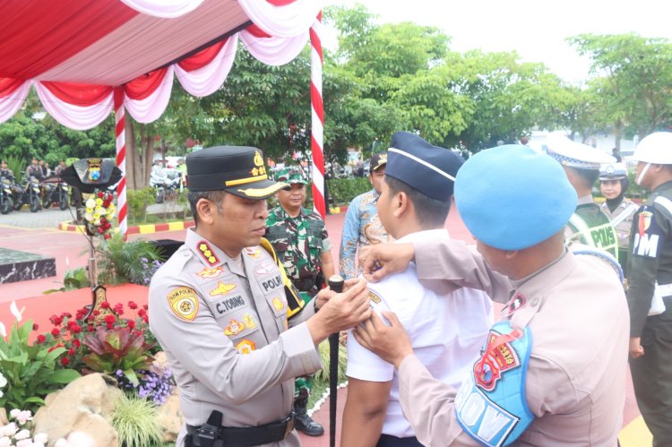 Apel Gelar Pasukan Operasi Lilin Semeru 2025, Siap Amankan Nataru di Kabupaten Sidoarjo